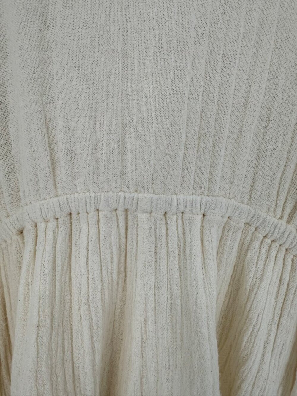Free People Bell Sleeve Cream Romper Playsuit S| Boho Coastal Cowgirl Whimsigoth - Picture 15 of 16